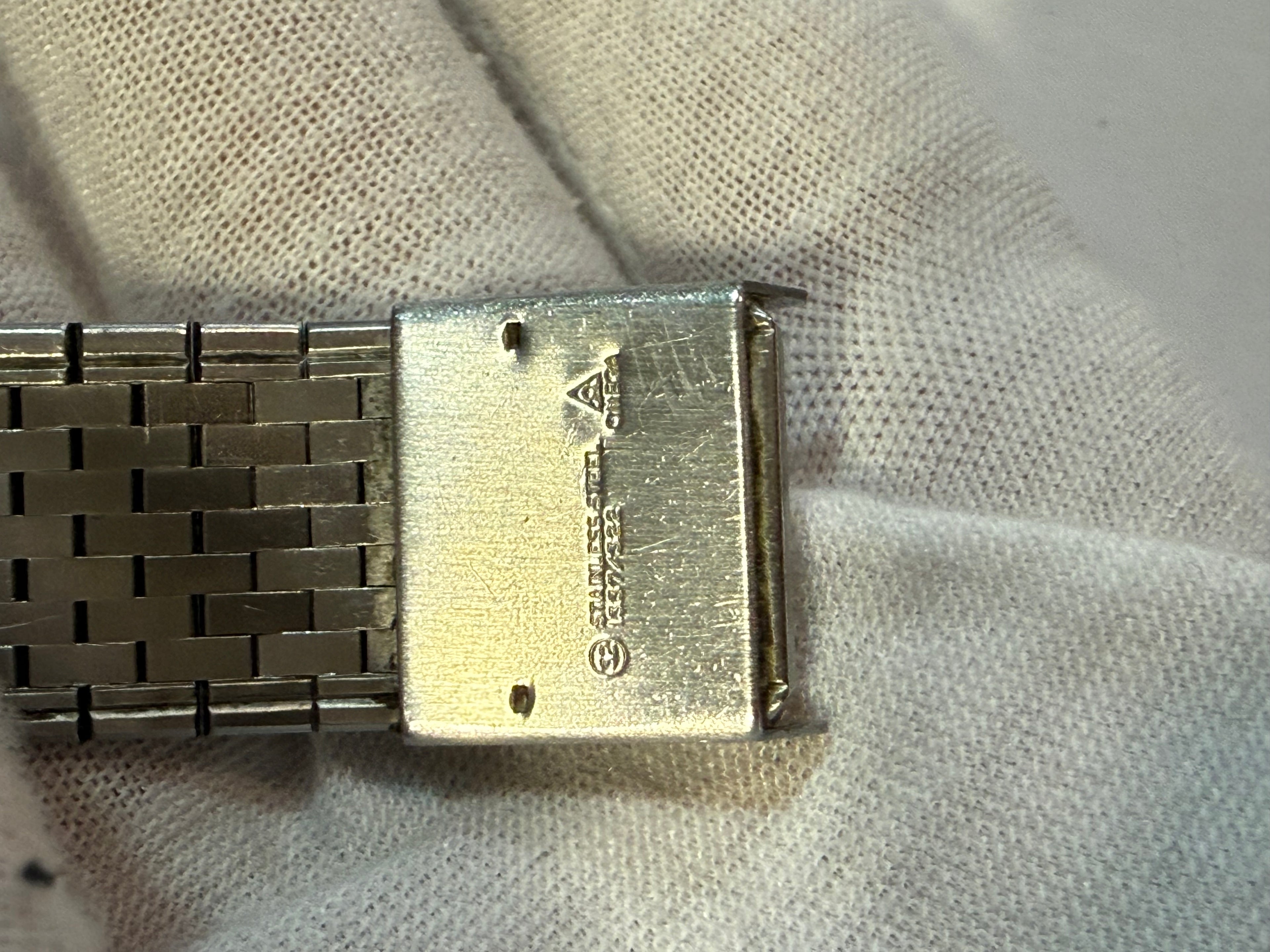 Omega De Ville Quartz – Vintage Stainless Steel Watch (For Parts or Repair)