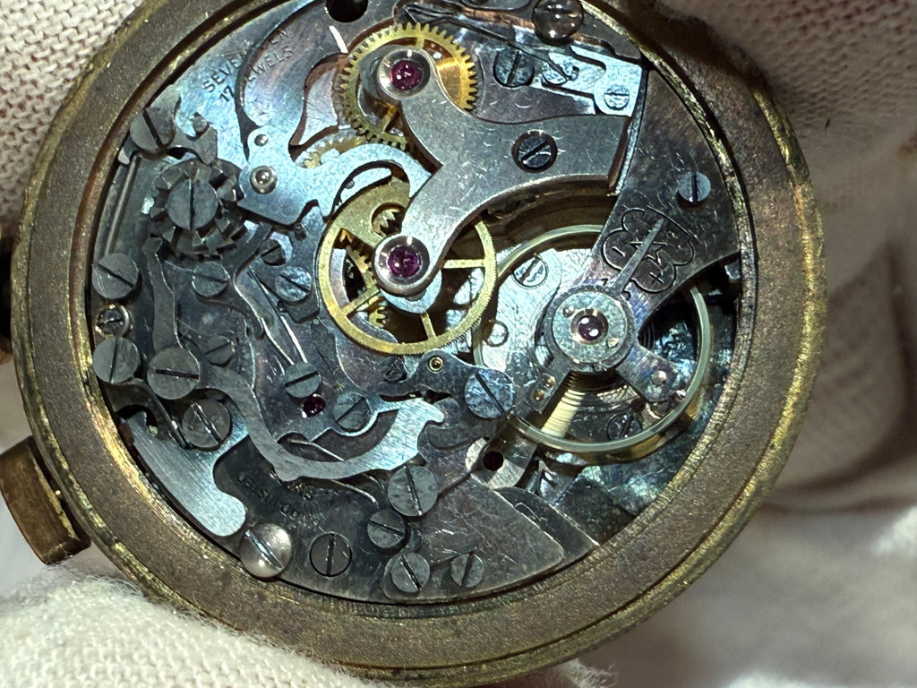 Used For Part. Vintage Chronograph with Venus 175 – Fully Serviced – Dual Pushers – Excellent Condition