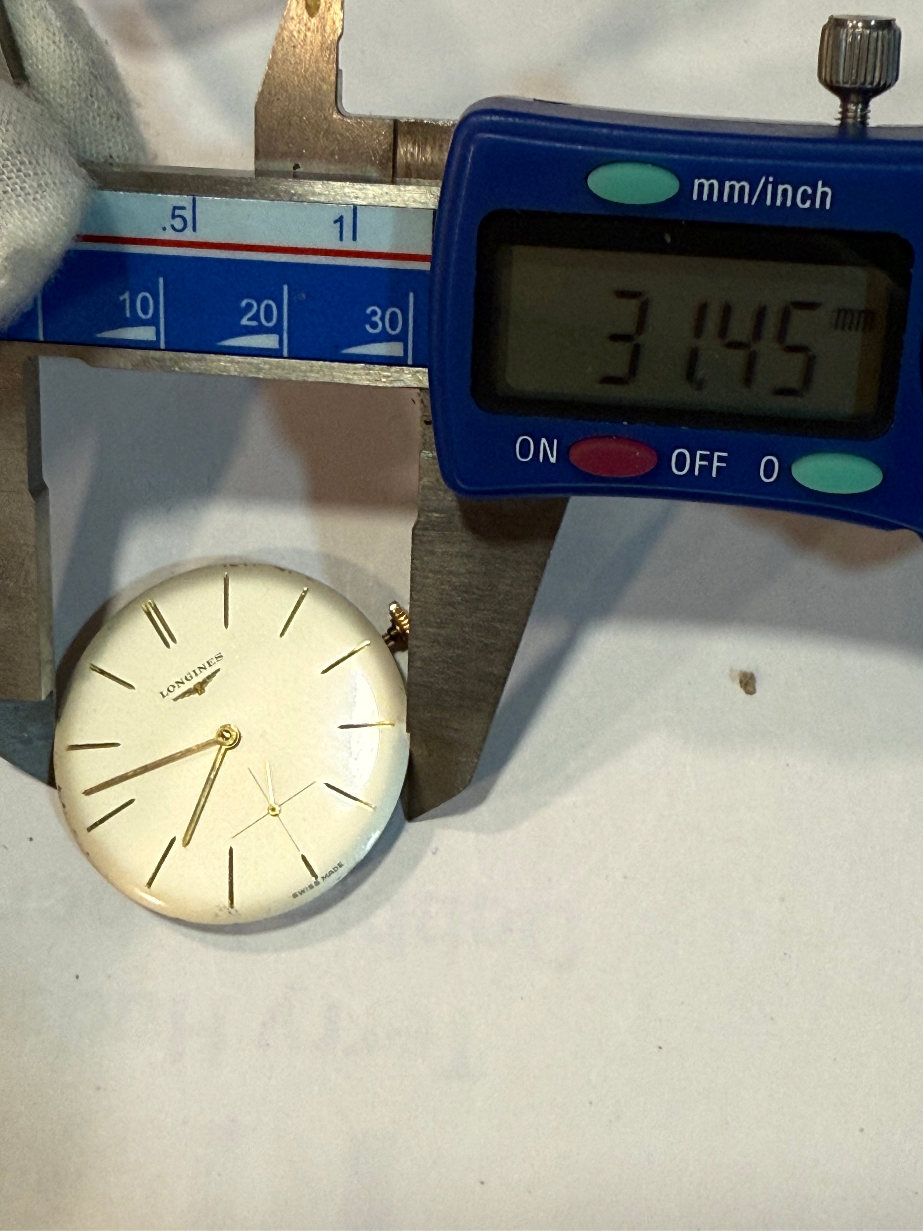 Vintage Longines Caliber 30L – Manual Wind Movement with Original Dial (c. 1958–1959)