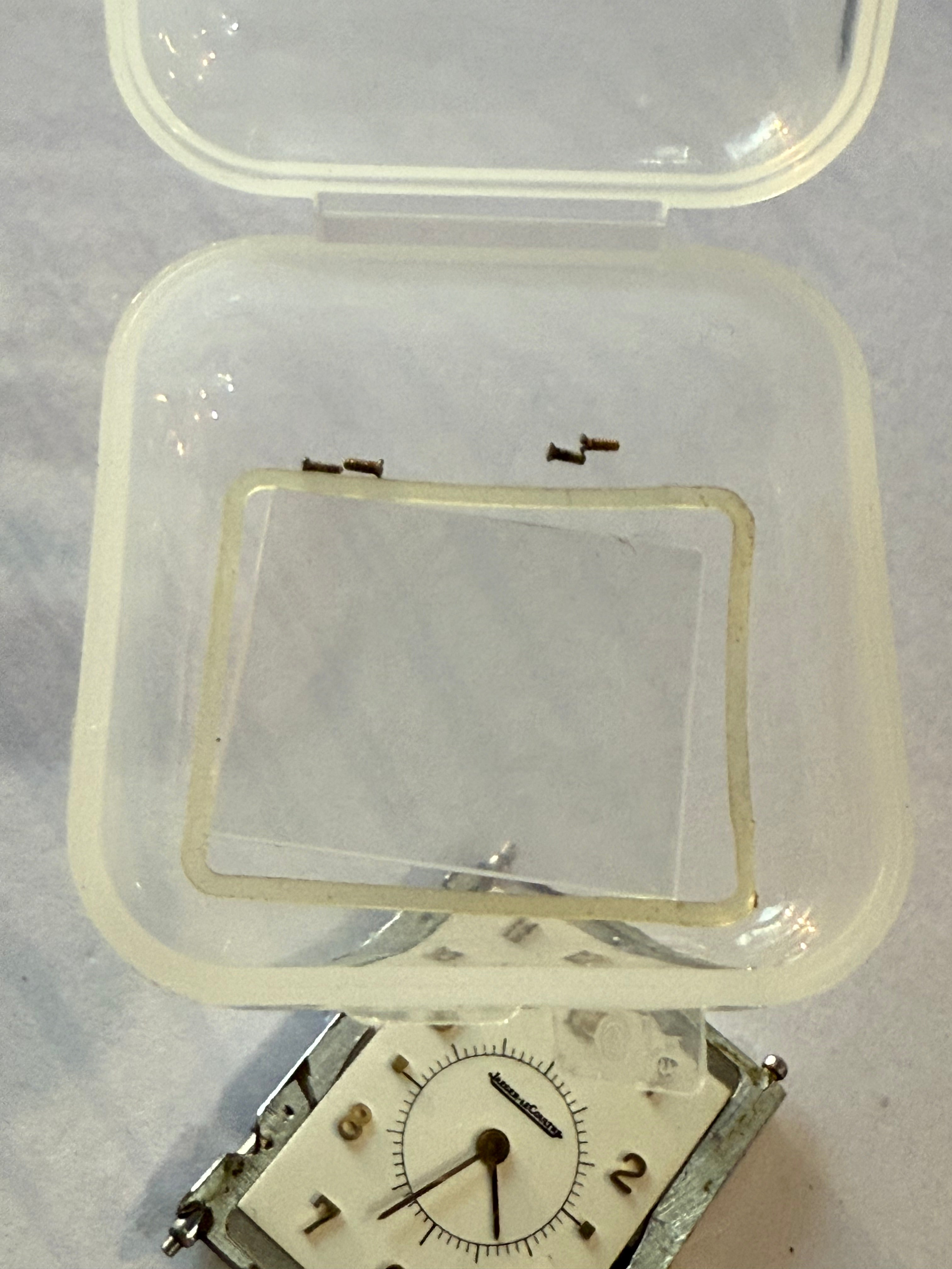 Jaeger-LeCoultre Electric Movement Completed– cal 2368759. 
Work perfect. Corona original 18k