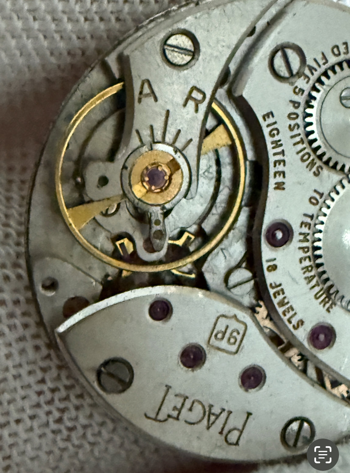Piaget Calibre 9P Ultra-Thin Mechanical Movement – Vintage / For Parts