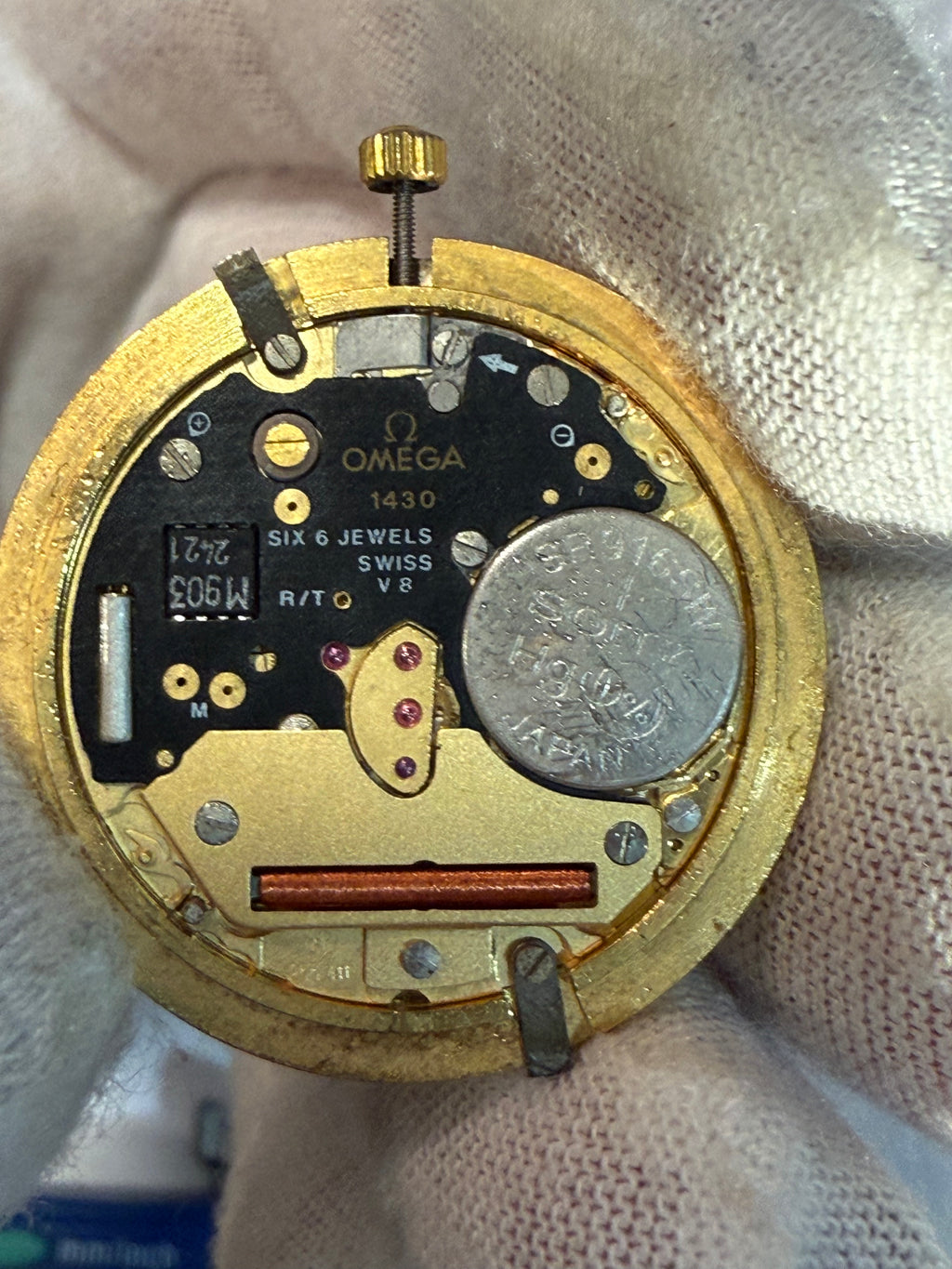 ✔ Omega Quartz Movement Copleted– Caliber 1430. Work