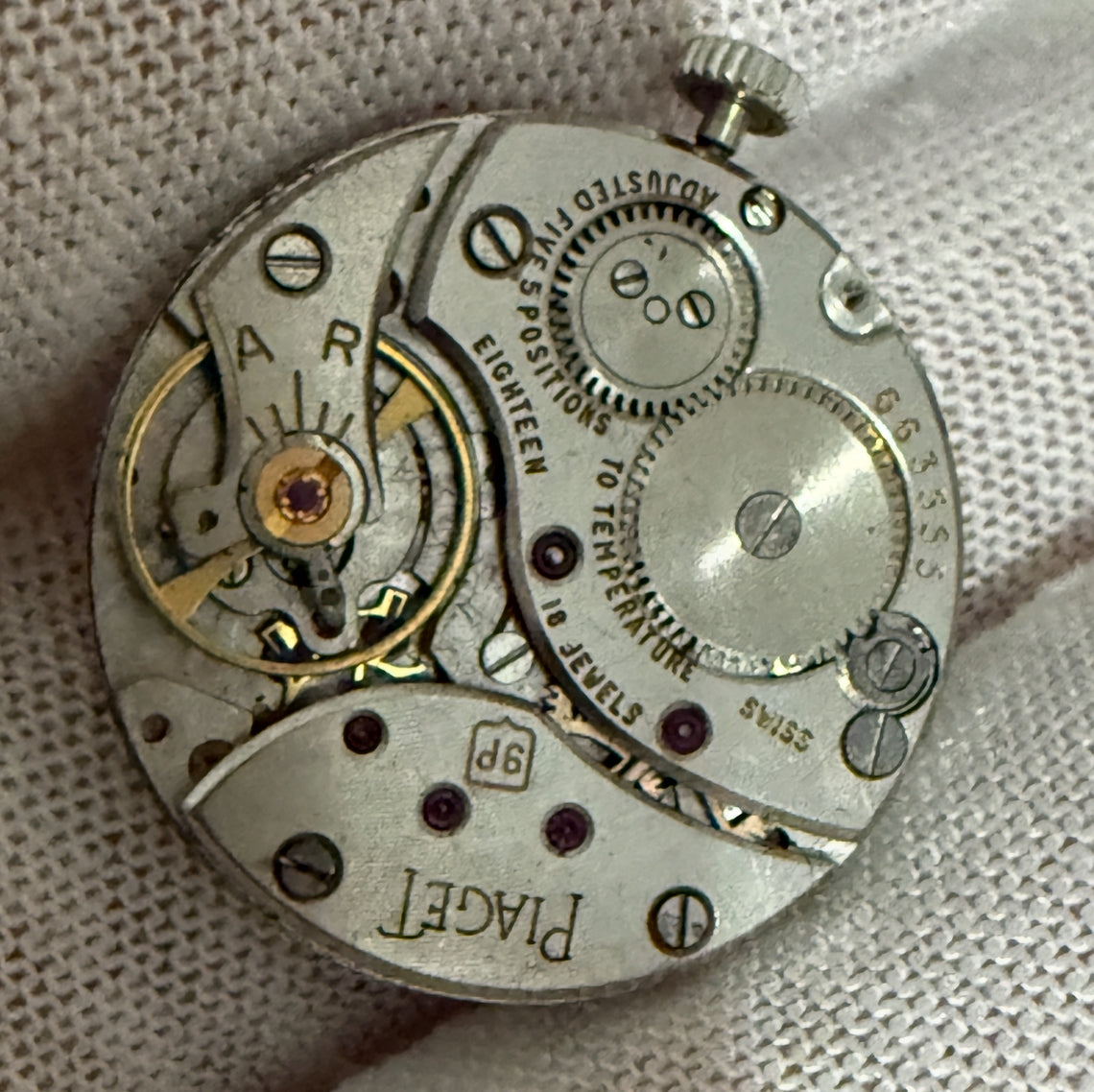 Piaget Calibre 9P Ultra-Thin Mechanical Movement – Vintage / For Parts