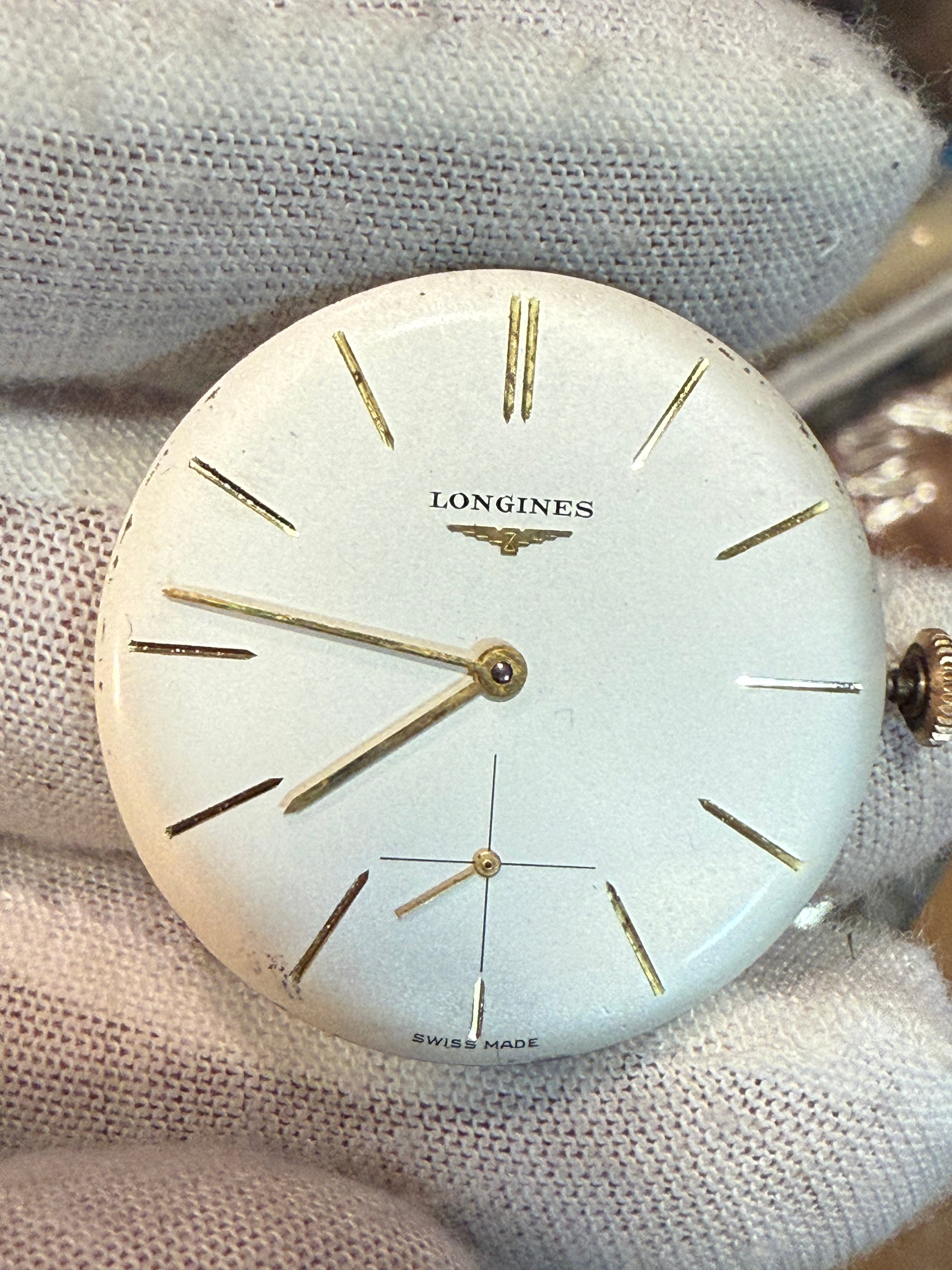 Vintage Longines Caliber 30L – Manual Wind Movement with Original Dial (c. 1958–1959)