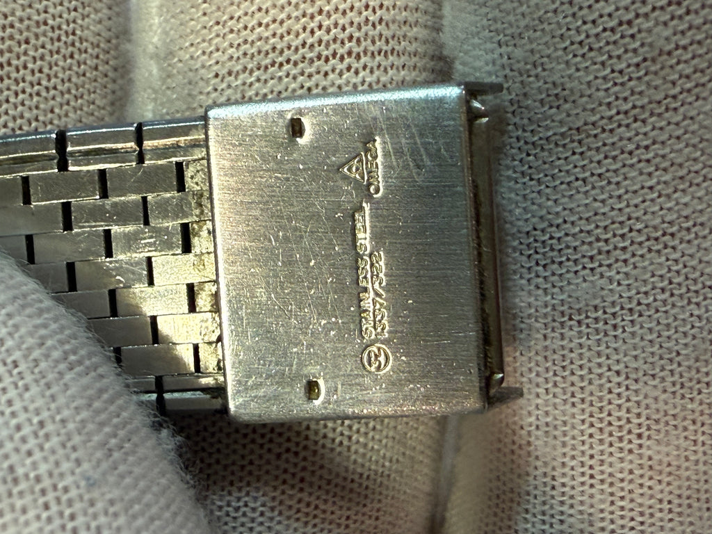 Omega De Ville Quartz – Vintage Stainless Steel Watch (For Parts or Repair)