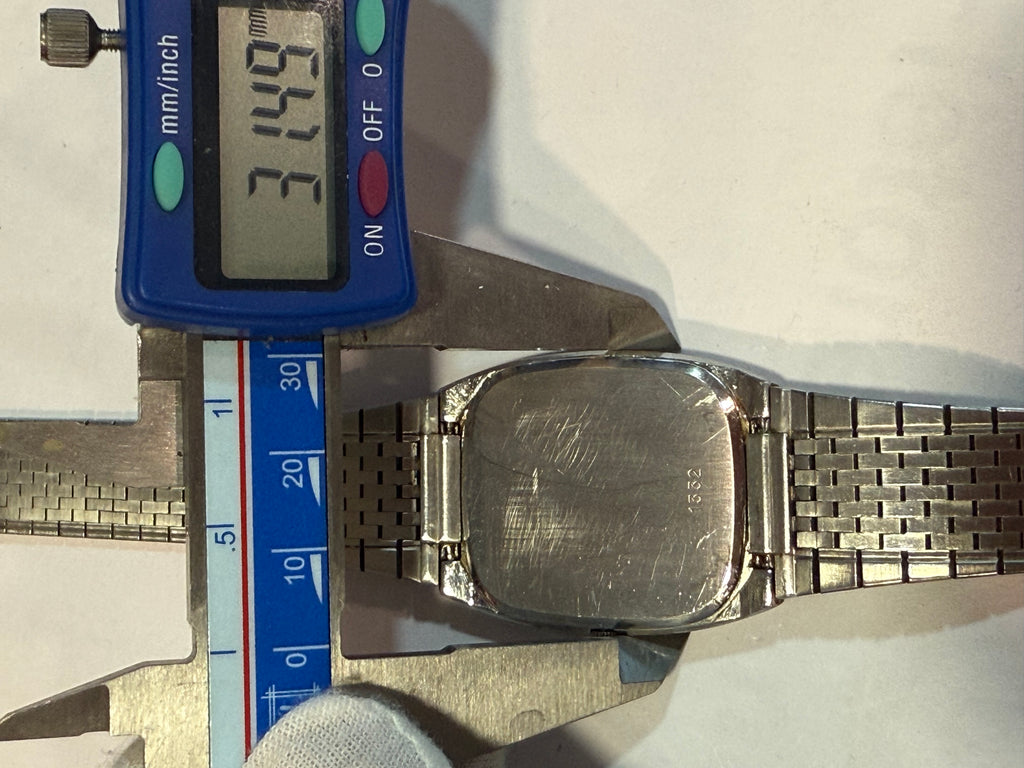 Omega De Ville Quartz – Vintage Stainless Steel Watch (For Parts or Repair)