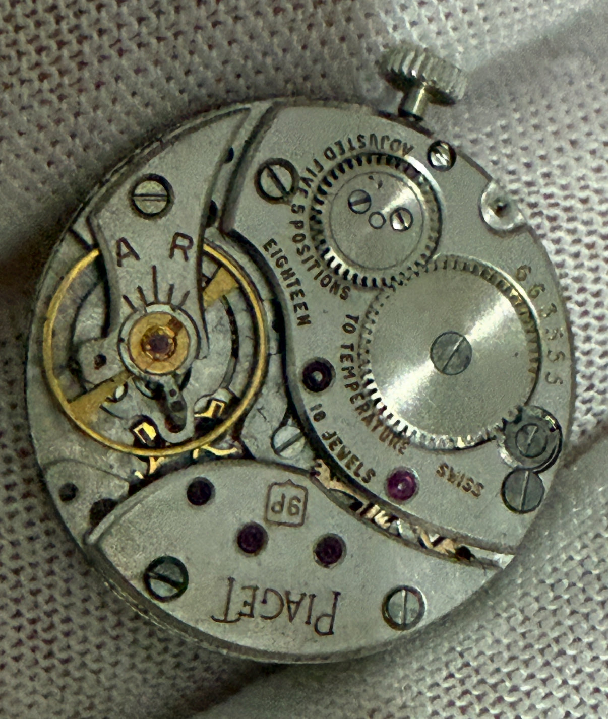 Piaget Calibre 9P Ultra-Thin Mechanical Movement – Vintage / For Parts