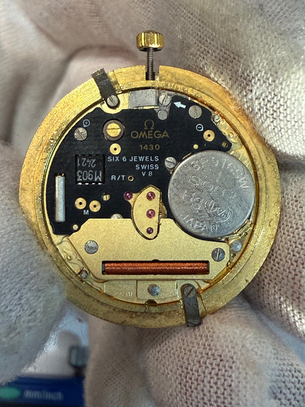 ✔ Omega Quartz Movement Copleted– Caliber 1430. Work