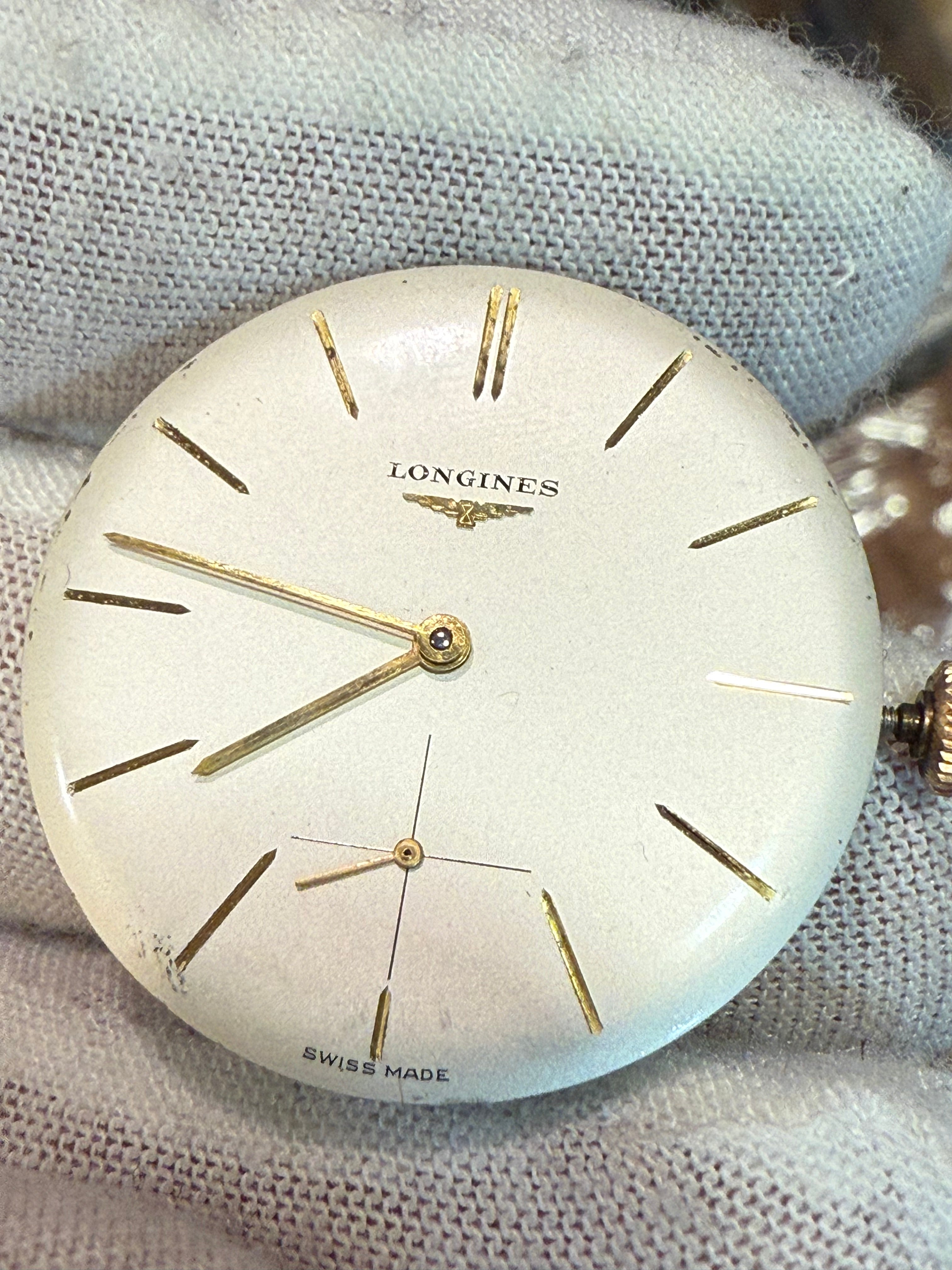 Vintage Longines Caliber 30L – Manual Wind Movement with Original Dial (c. 1958–1959)