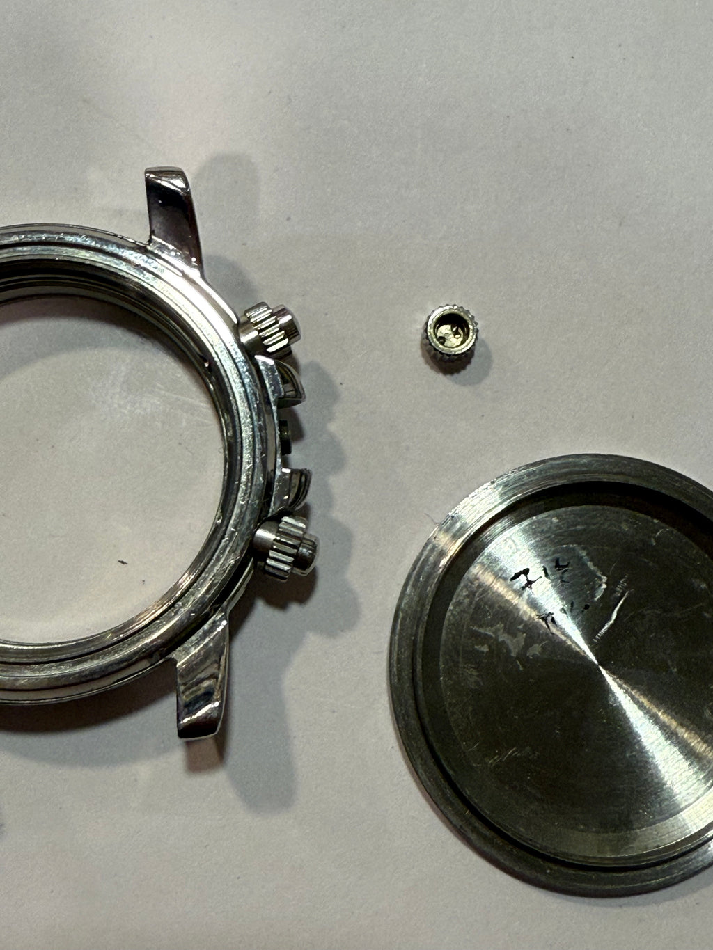 Zenith El Primero Rainbow – 40mm Stainless Steel Case (For Cal. 400) – Crown Damaged