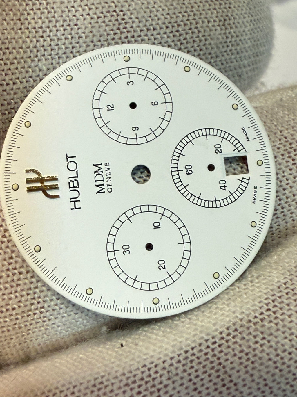 ✔ Hublot MDM Geneve – Original Dial for Caliber 1270
Condition: Excellent – no marks, no scratches