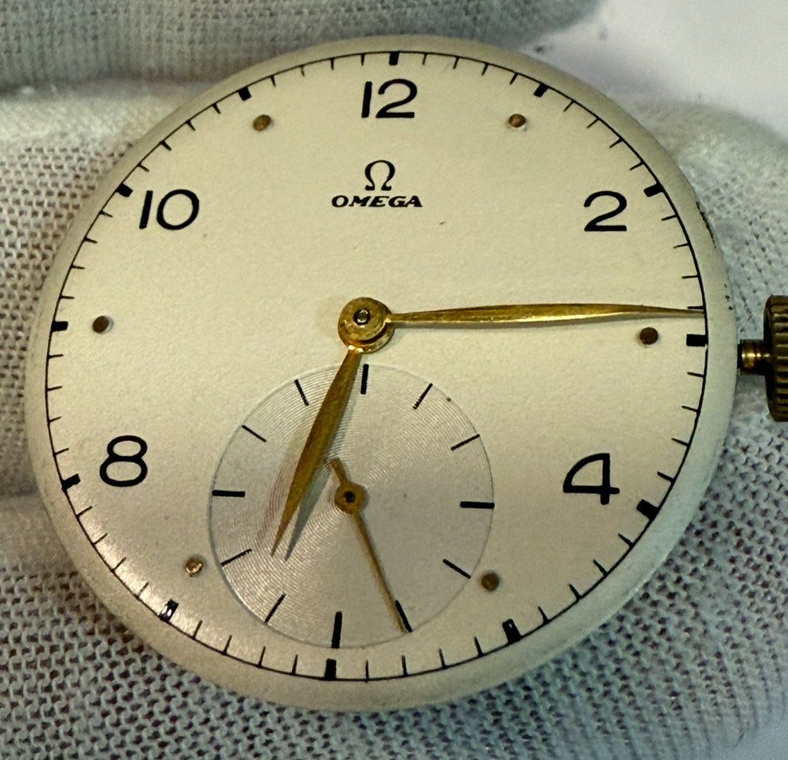 Vintage Omega Manual Wind Movement – Caliber 26.5 / 30T2 – Rare Antique Swiss Watch Mechanism (32.38mm)