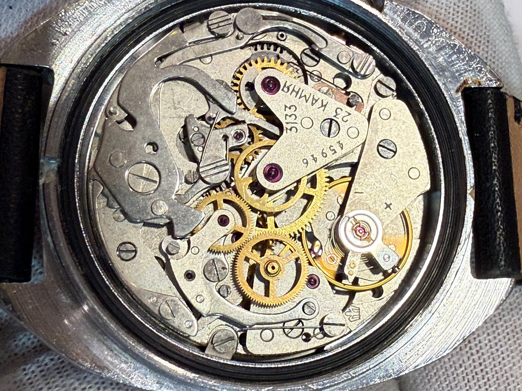 Poljot 3133 Vintage Chronograph – 40mm Steel Case – USSR Mechanical Watch