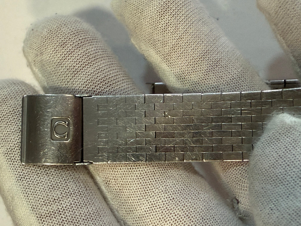 Omega De Ville Quartz – Vintage Stainless Steel Watch (For Parts or Repair)