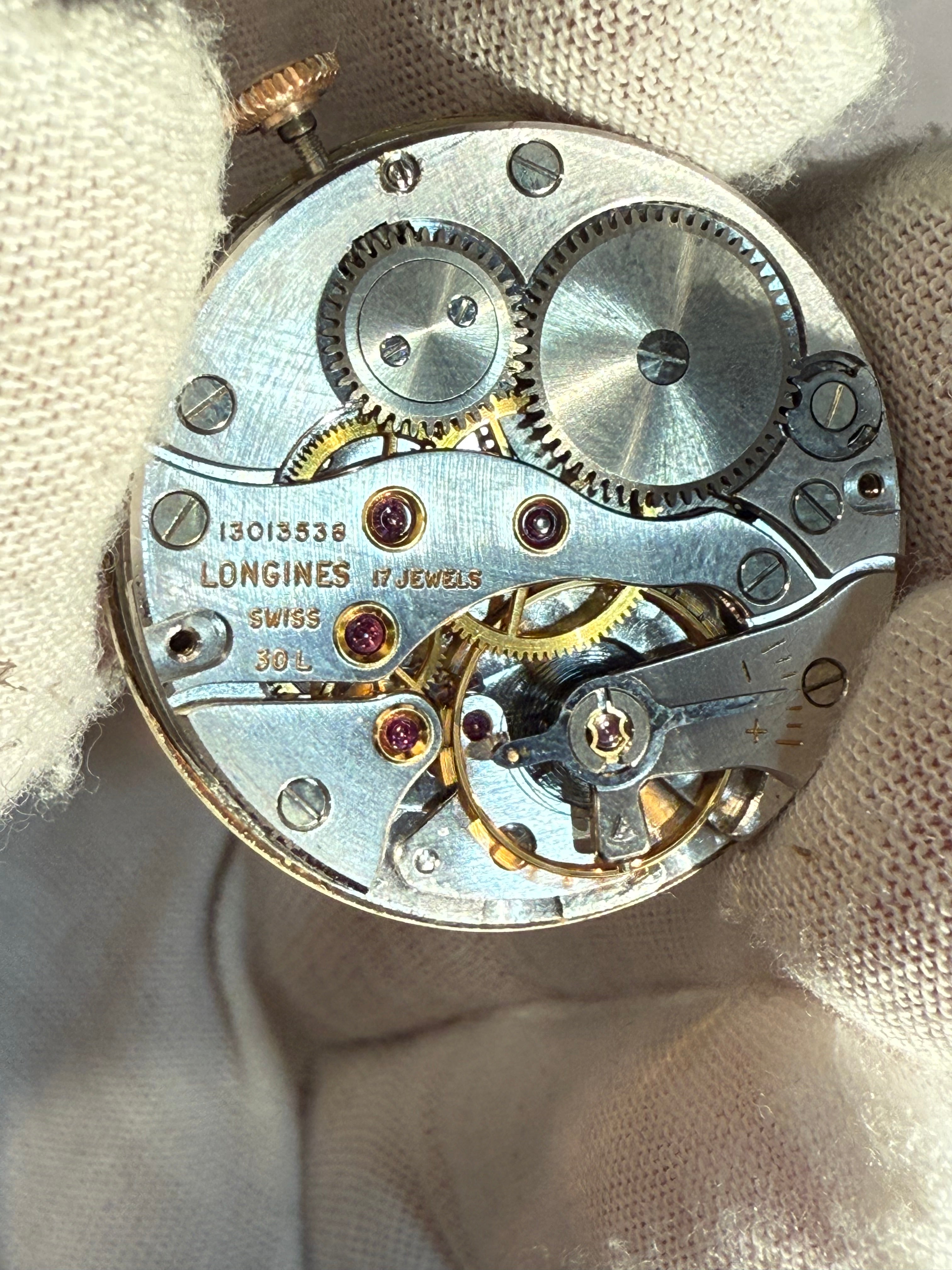 Vintage Longines Caliber 30L – Manual Wind Movement with Original Dial (c. 1958–1959)