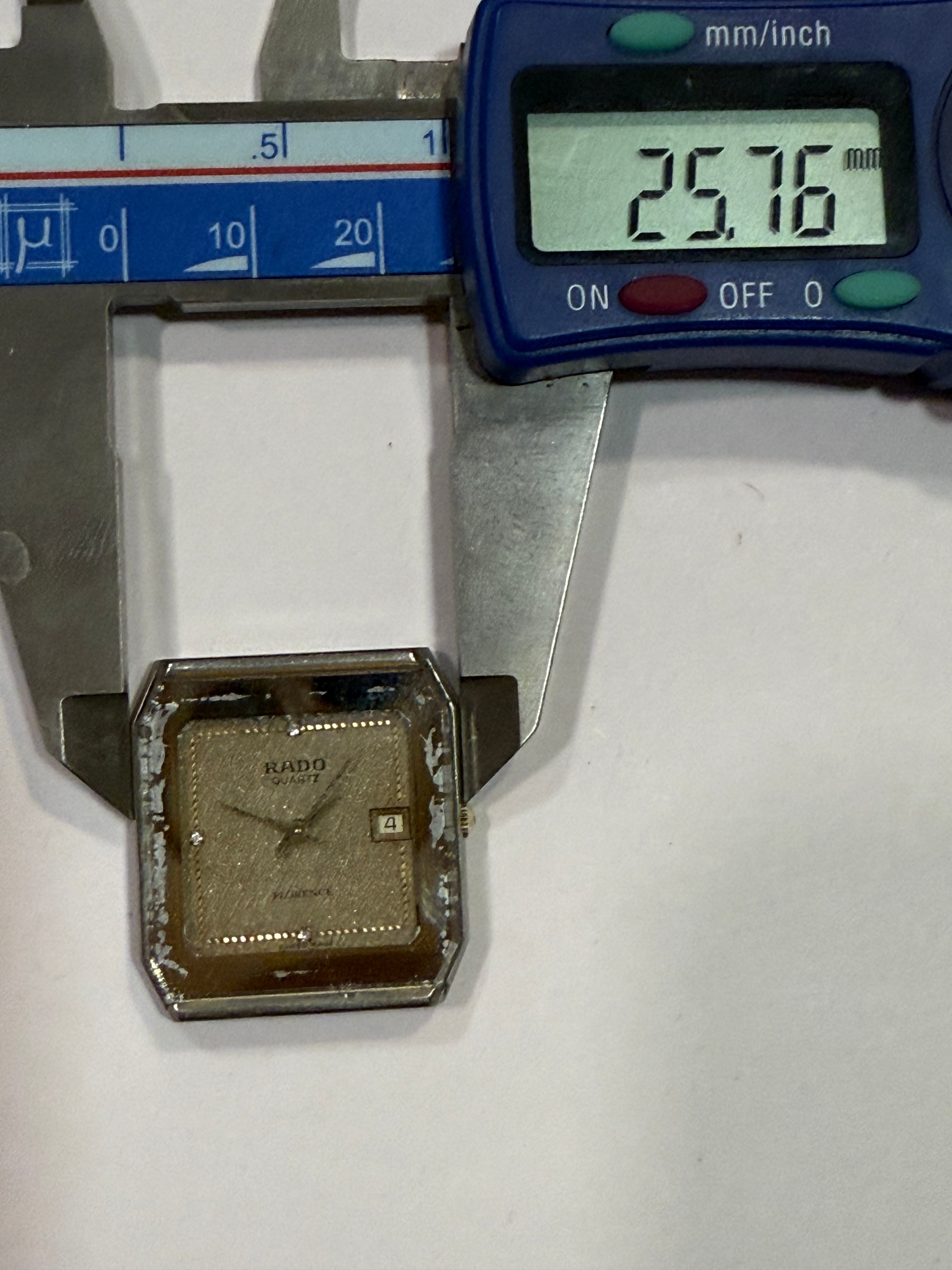 🕰️ RADO FLORENCE – QUARTZ • CASE + MOVEMENT • FOR PARTS