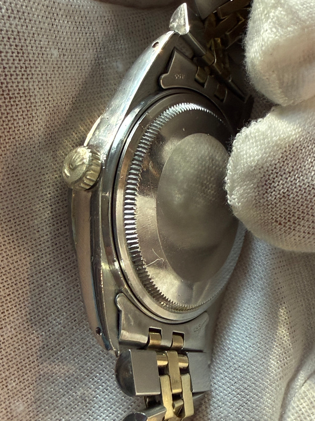 Pre-Oned. Rolex Datejust 16013 – 36mm Steel & 18k Yellow Gold – Automatic 👌⌚