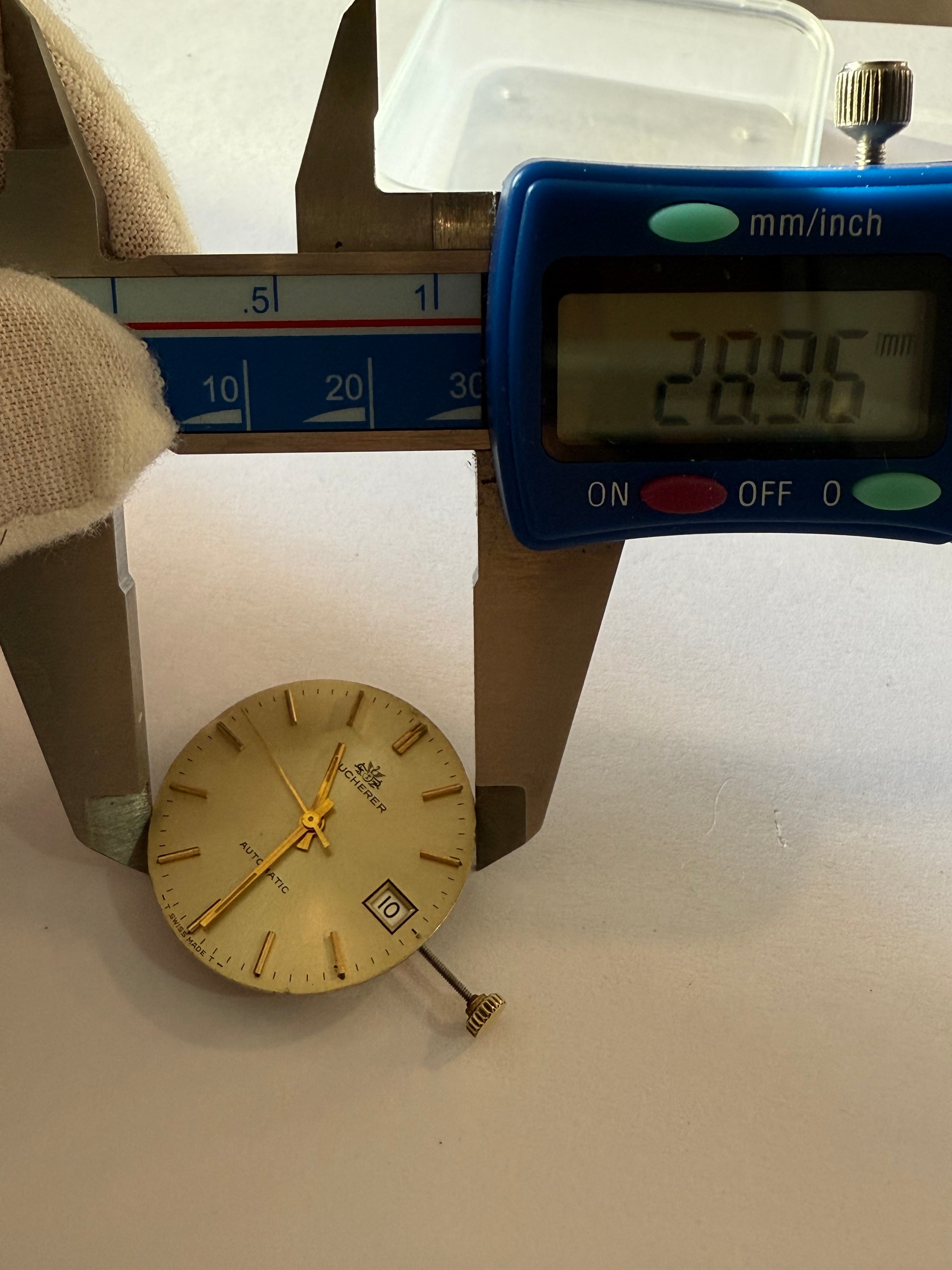 Bucherer Automatic Watch ETA 2824 • 25 Jewels • Swiss Made • Serviced • Excellent Condition