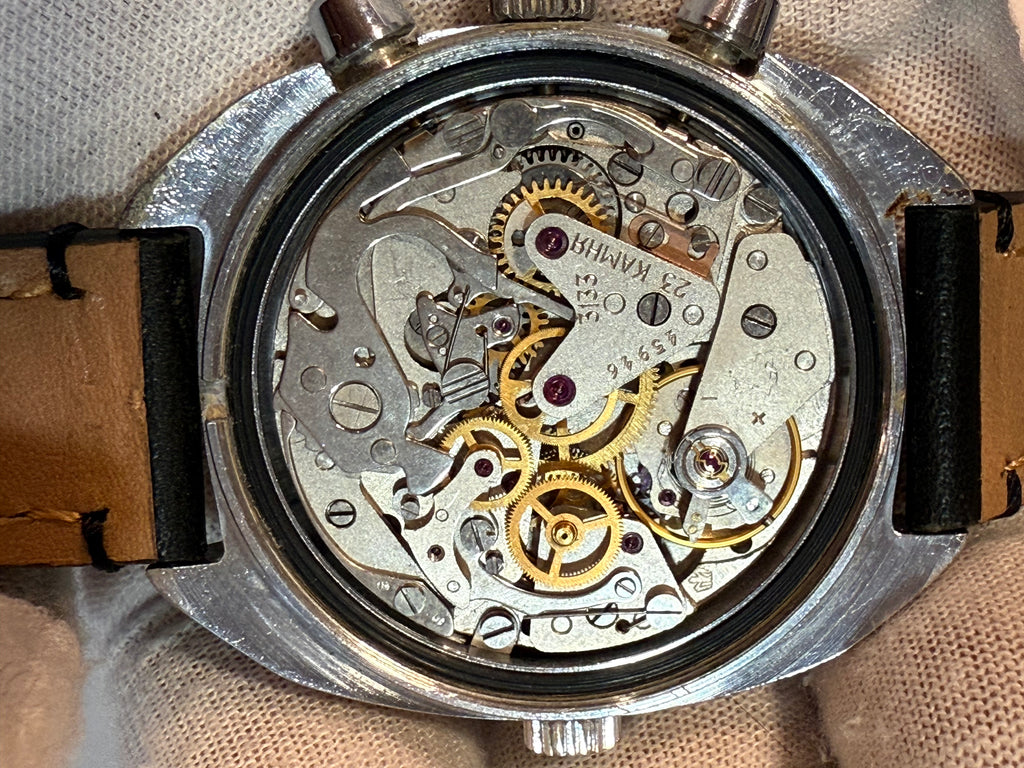 Poljot 3133 Vintage Chronograph – 40mm Steel Case – USSR Mechanical Watch