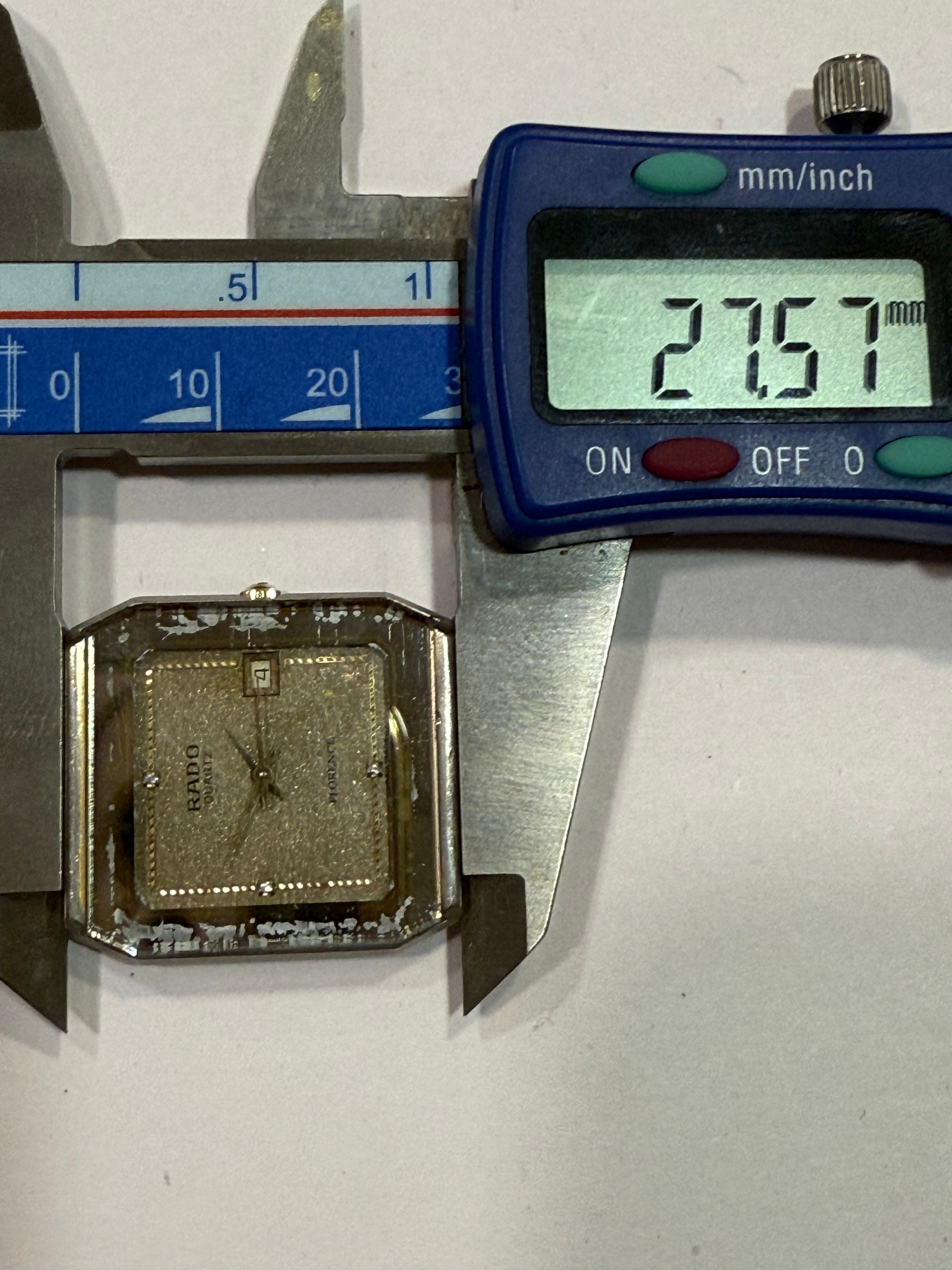 🕰️ RADO FLORENCE – QUARTZ • CASE + MOVEMENT • FOR PARTS