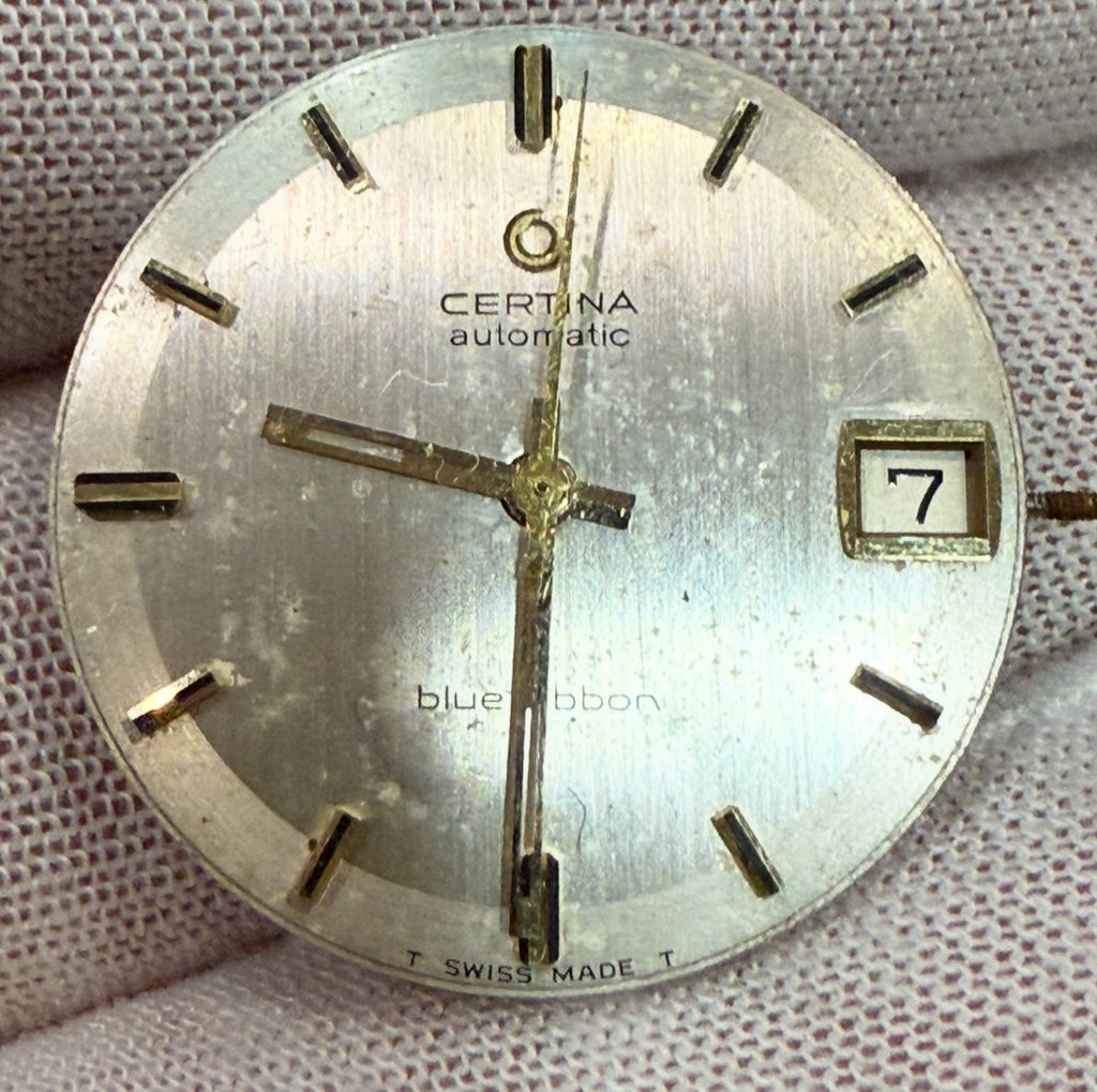 Certina Automatic “Blue Ribbon” – Complete Movement with Dial. Cal 25-651
