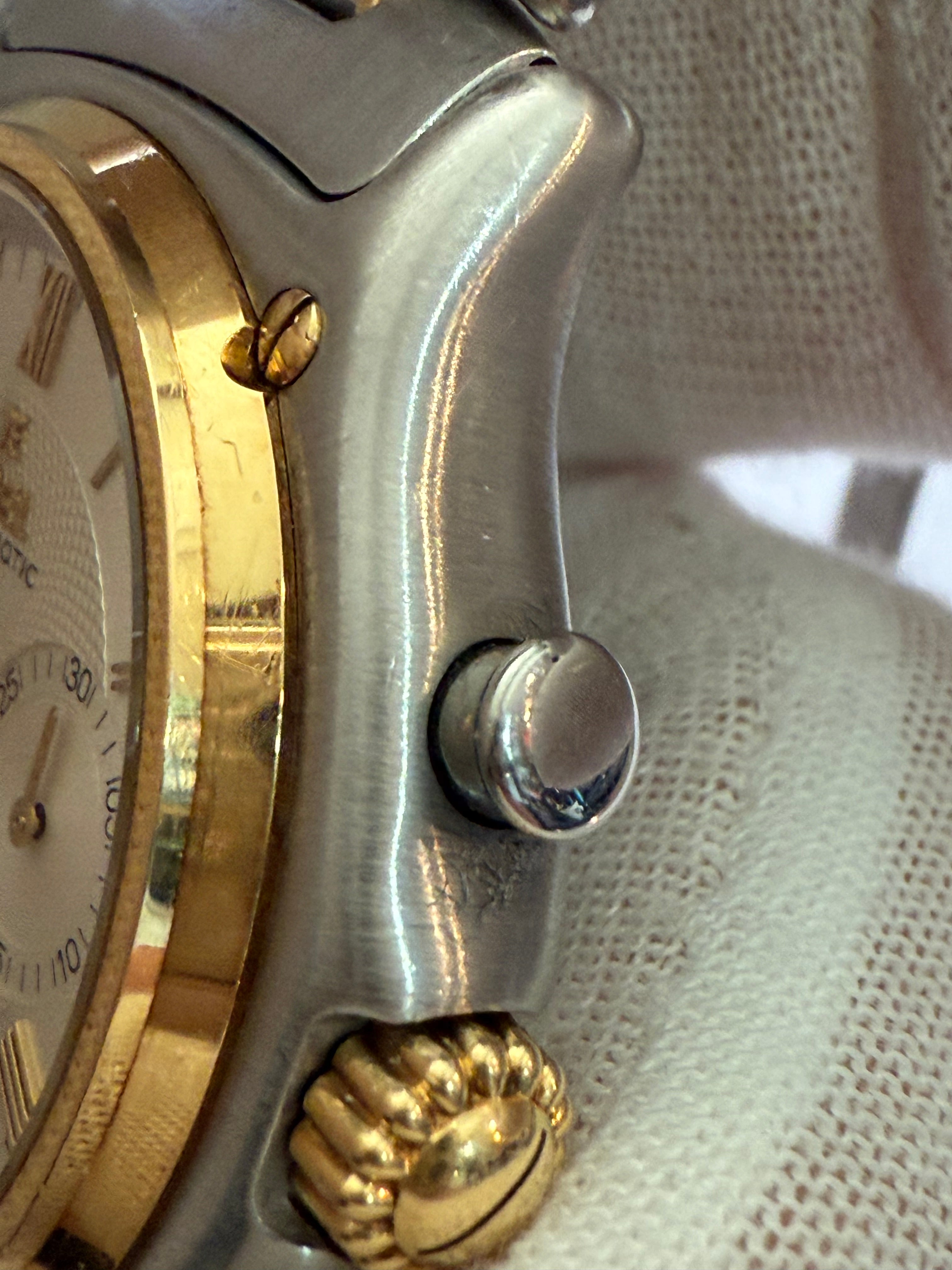 Pre-Owend. EBEL 1911 Automatic Chronograph. Case gold & steel. Cal 137. 👌⌚