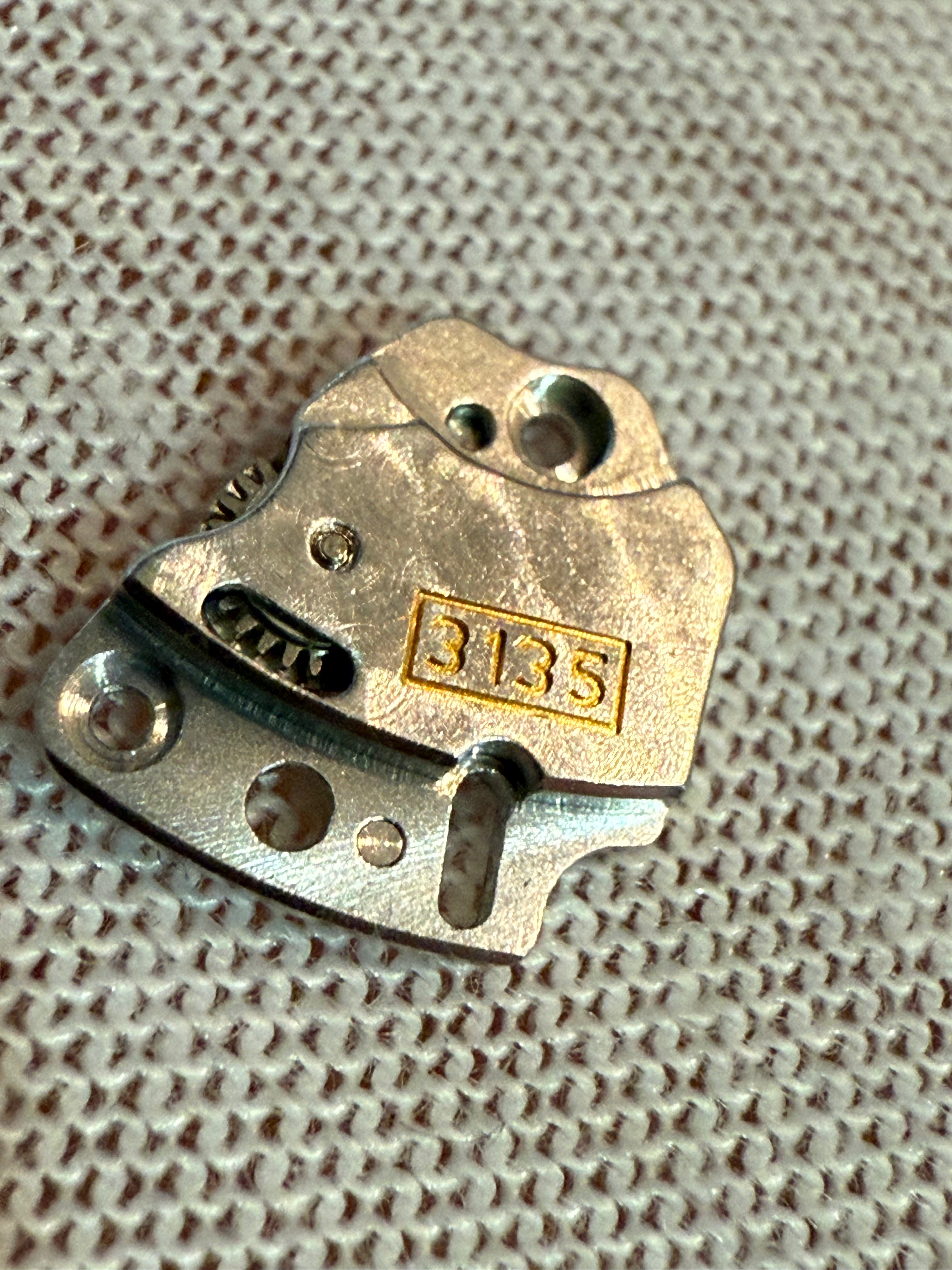 For Part. Rolex President Part Cal 3155 Keyless Works Cover Plate – Genuine Rolex Part